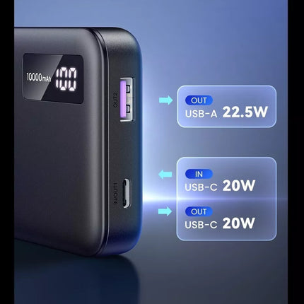 UGREEN 10000mAh PD 20W Two-Way Fast Charging Power Bank USB-C & USB-A