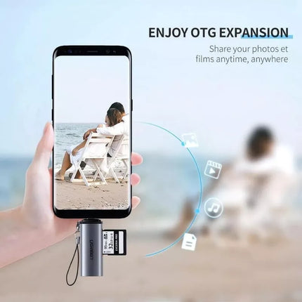 UGREEN USB-C TF/SD Card Reader Memory Card OTG Adapter for PC & Phone