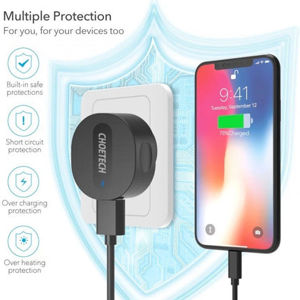 Choetech C2030 12W USB Wall Charger Fast Charge Wall Adapter Plug for Phone