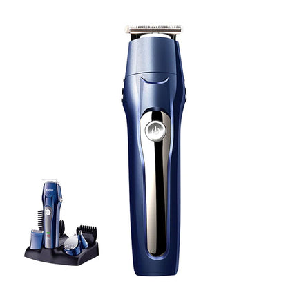 5-in-1 Multi Grooming Kit for Beard or Hair with Nose Trimmer Tool and Set Lock LCD Digital Clipper