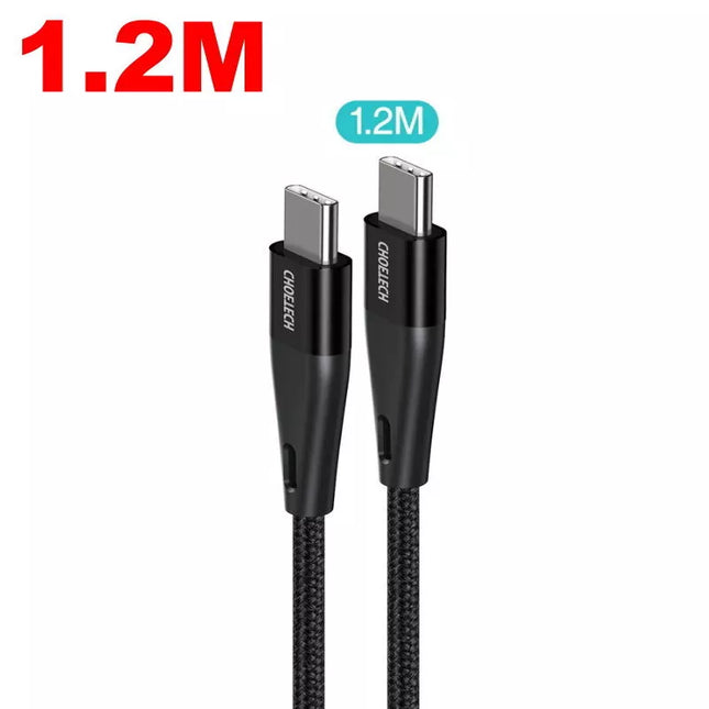 Choetech PD 60W 3A Type C Fast Charging USB C to USB C Charger Cable iPhone 16