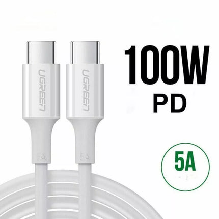 UGREEN Type-C to Type-C M/M 100W 20V/5A 480Mbps Data Cable 2m