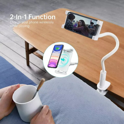 Choetech T548-S 2-in-1 Flexible Phone/Tablet Holder w/ 10W Fast Wireless Charger