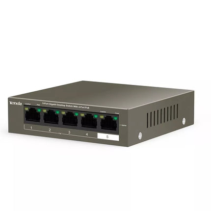 Tenda TEG1105P-4-63W 5-Port Gigabit Switch 4-Port PoE+