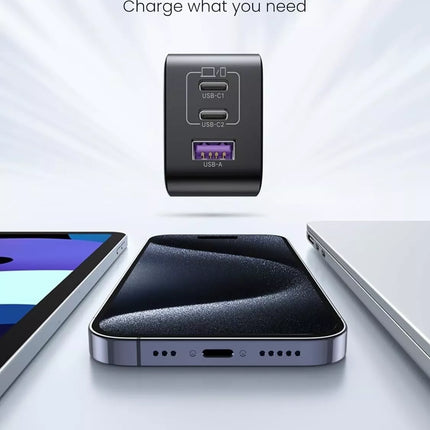 Ugreen Nexode 65W 3 Ports USB GaN Fast II Chip Fast Charger