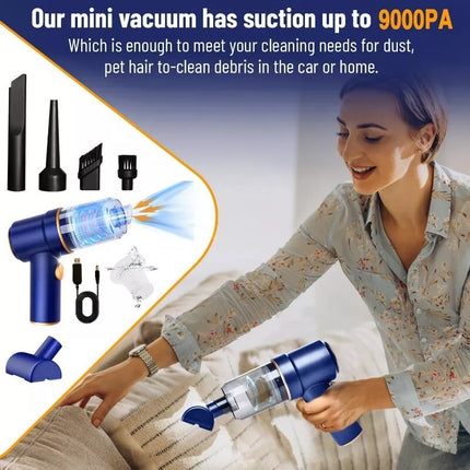 BDI Wet/Dry Cordless Handheld Car Vacuum Cleaner & Air Duster 9000PA 120W Power