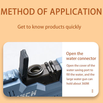 Automatic Water-absorbing Electric Water Gun