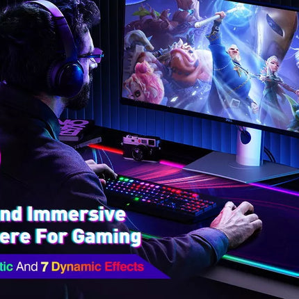Choetech 15W Wireless Charging RGB Gaming Mouse Pad Extra Large 90cm x 30cm