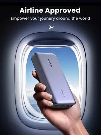 UGREEN 145W 25000mAh Power Bank 3-Port Portable Charger PD 3.1 for Laptop