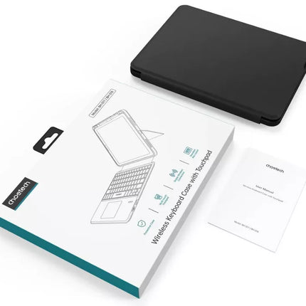 CHOETECH Bluetooth Detachable Keyboard with Touchpad and Backlight for iPad