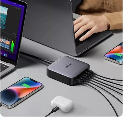 Ugreen Nexode 200W 6 Ports GaN PD Fast Charger for MacBook Pro, iPad, iPhone