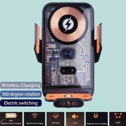BDI M7 66W Fast Wireless Car Charger Mount Auto-Clamping - iPhone 16, Galaxy S24