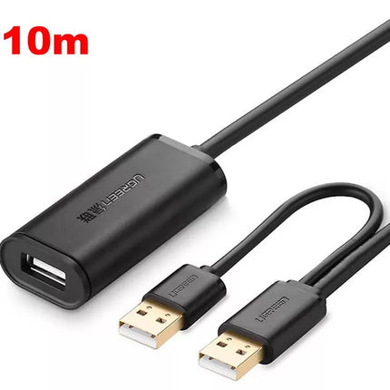 Ugreen USB 2.0 Active Extension Cable with USB for Power w/ Chipset -Plug & Play