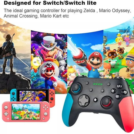 BDI Pro Wireless Controller Gamepad Dual Vibration For Nintendo Switch, PC