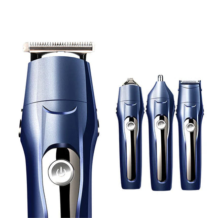 5-in-1 Multi Grooming Kit for Beard or Hair with Nose Trimmer Tool and Set Lock LCD Digital Clipper
