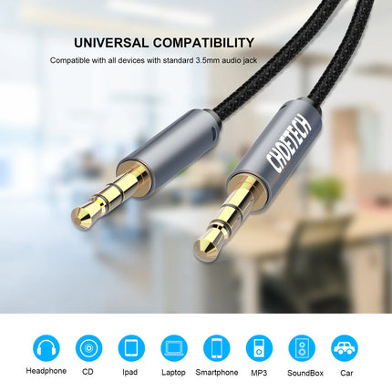 Choetech AUX002-BK 3.5mm Audio Cable 1.2m