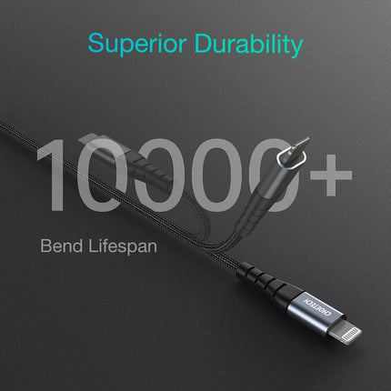 Choetech USB-C to Lightning Cable MFi Certified Braided for iPhone 16 15 Pro Max