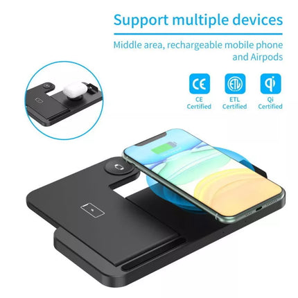 BDI 4-in-1 15W Wireless Fast Charging Station for Apple Watch iPhone AirPods