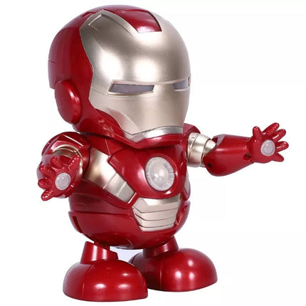 Iron Man Tony Stark Superhero Dancing Hero Action Figure Music and Light Toys