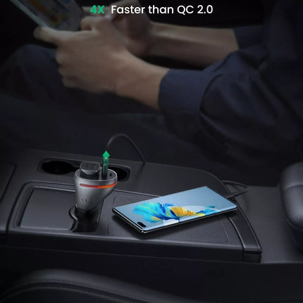 UGREEN 84W 3-Port PD & QC USB C Fast Car Charger 12V/24V 5A Cigarette Lighter