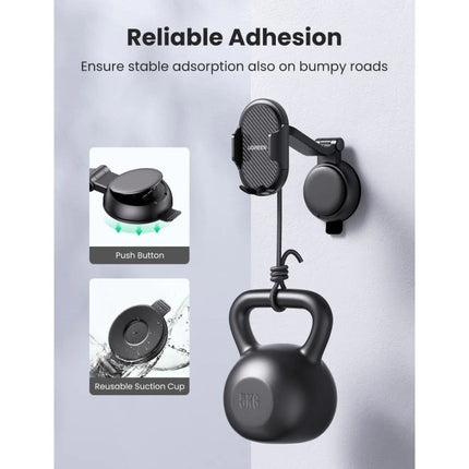 UGREEN Waterfall Car Phone Holder Dashboard Suction Mount