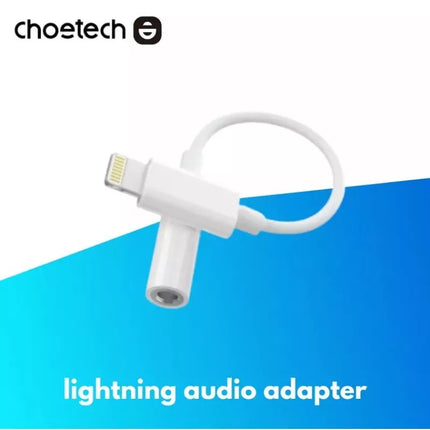 Choetech MFi Certified Lightning to 3.5mm AUX Headphone Audio Jack Adapter