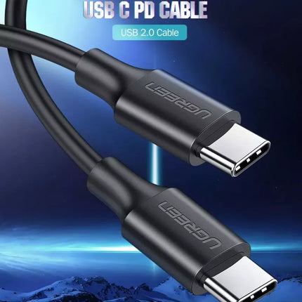 UGREEN USB-C to USB-C PD 60W 20V/3A Fast Charging Data Cable iPhone 16, 15, S24