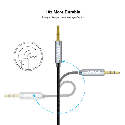 Choetech AUX002-BK 3.5mm Audio Cable 1.2m