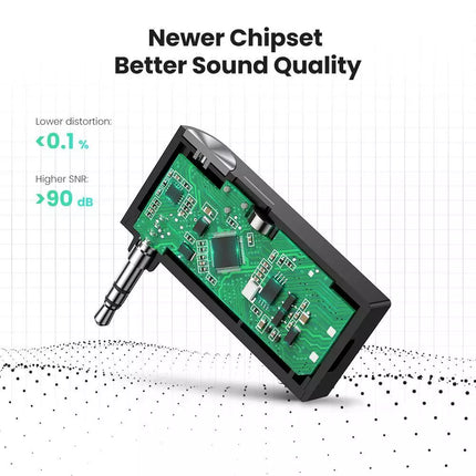 UGreen Bluetooth 4.1 Car Music Audio Receiver Adapter Mic & Battery aptX