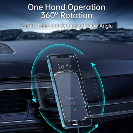 Choetech T200 MagSafe Wireless Car Holder + Dual USB C Charger For iPhone 16 15