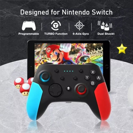 BDI Pro Wireless Controller Gamepad Dual Vibration For Nintendo Switch, PC