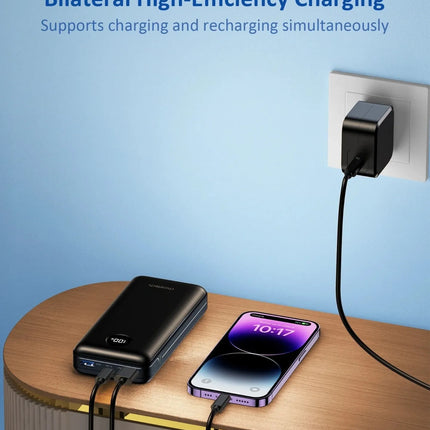 Choetech B653 45W PD 20000mAh USB-C Portable Power Bank Fast Charger Battery Charger
