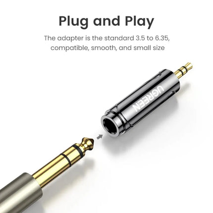 Ugreen 3.5mm Male to 6.5mm Female Headphone Adapter Stereo Converter PREMIUM