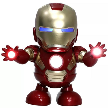 Iron Man Tony Stark Superhero Dancing Hero Action Figure Music and Light Toys