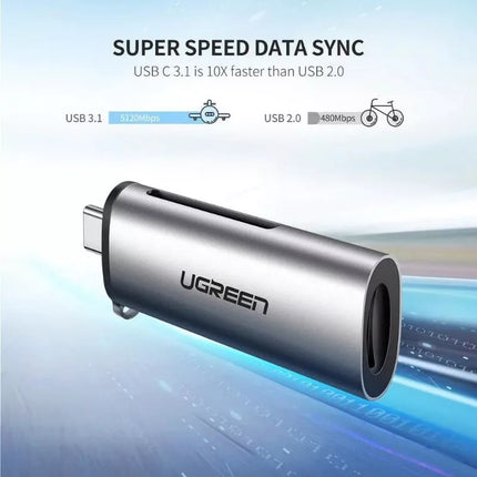 UGREEN USB-C TF/SD Card Reader Memory Card OTG Adapter for PC & Phone