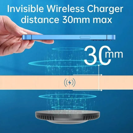 CHOETECH T590-F Invisible Under Table Desktop Wireless Charger Long Distance