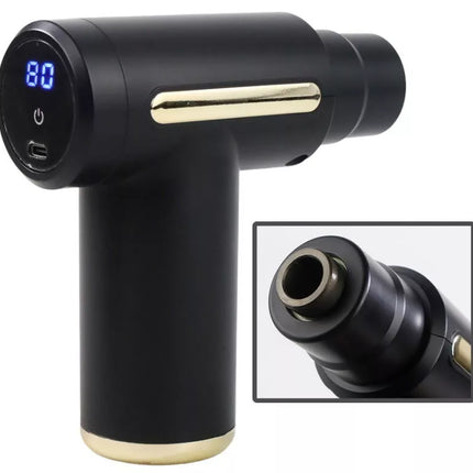 BDI 6 Speeds Mini Massage Gun Fascial Massager with 4 Massage Heads & PD Charger