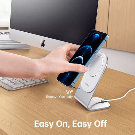 Choetech Magsafe Fast Wireless Magnetic Charger Holder Stand for iPhone 16 15 14