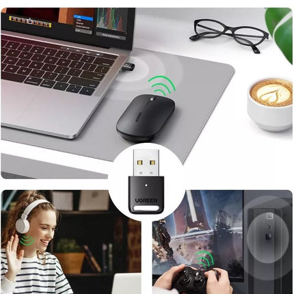 UGREEN Bluetooth 5.0 USB Adapter Dongle for PC Laptop Desktop Computer