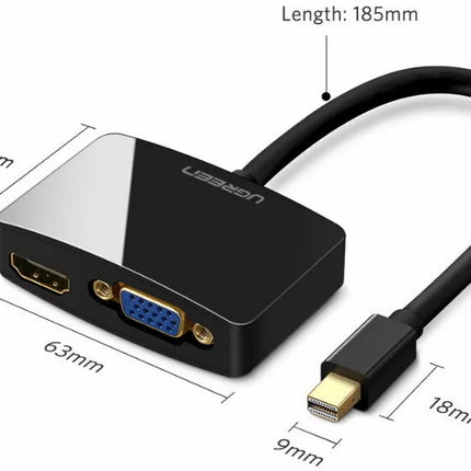UGREEN Mini DisplayPort to HDMI VGA Adapter Converter