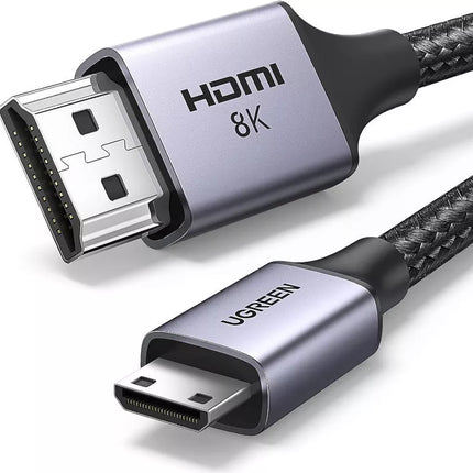 UGREEN 8K Mini HDMI to HDMI 2.1 Standard Cable 48Gbps, 4K@240Hz