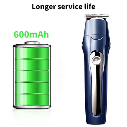 5-in-1 Multi Grooming Kit for Beard or Hair with Nose Trimmer Tool and Set Lock LCD Digital Clipper