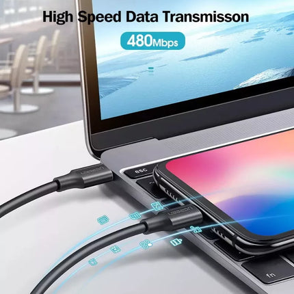 UGREEN USB-C to USB-C PD 60W 20V/3A Fast Charging Data Cable iPhone 16, 15, S24