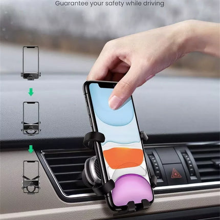 Ugreen Gravity Air Vent Car Phone Holder 360° Rotatable Fits 4.7" to 7" Phone