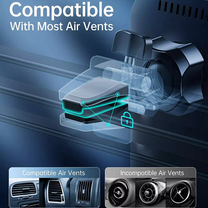 Choetech T200 MagSafe Wireless Car Holder + Dual USB C Charger For iPhone 16 15