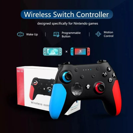 BDI Pro Wireless Controller Gamepad Dual Vibration For Nintendo Switch, PC