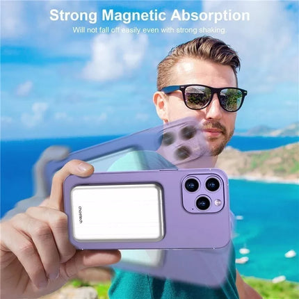Choetech 5000mAh Magnetic Wireless Charge Power Bank for iPhone 16 or Qi Mobile