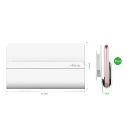 UGREEN Adhesive Wall Mount Phone Holder for Charging - iPhone, Samsung