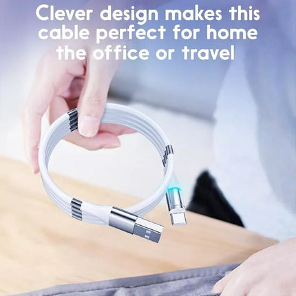 BDI 3-IN-1 PD Fast Charge Cable with Magnetic for USB-C, Micro USB, MFi iOS