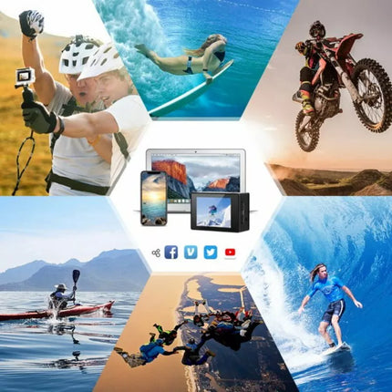 BDI Sports Pro 4K WiFi Action Camera Ultra HD Waterproof DV Camcorder w/ Remote